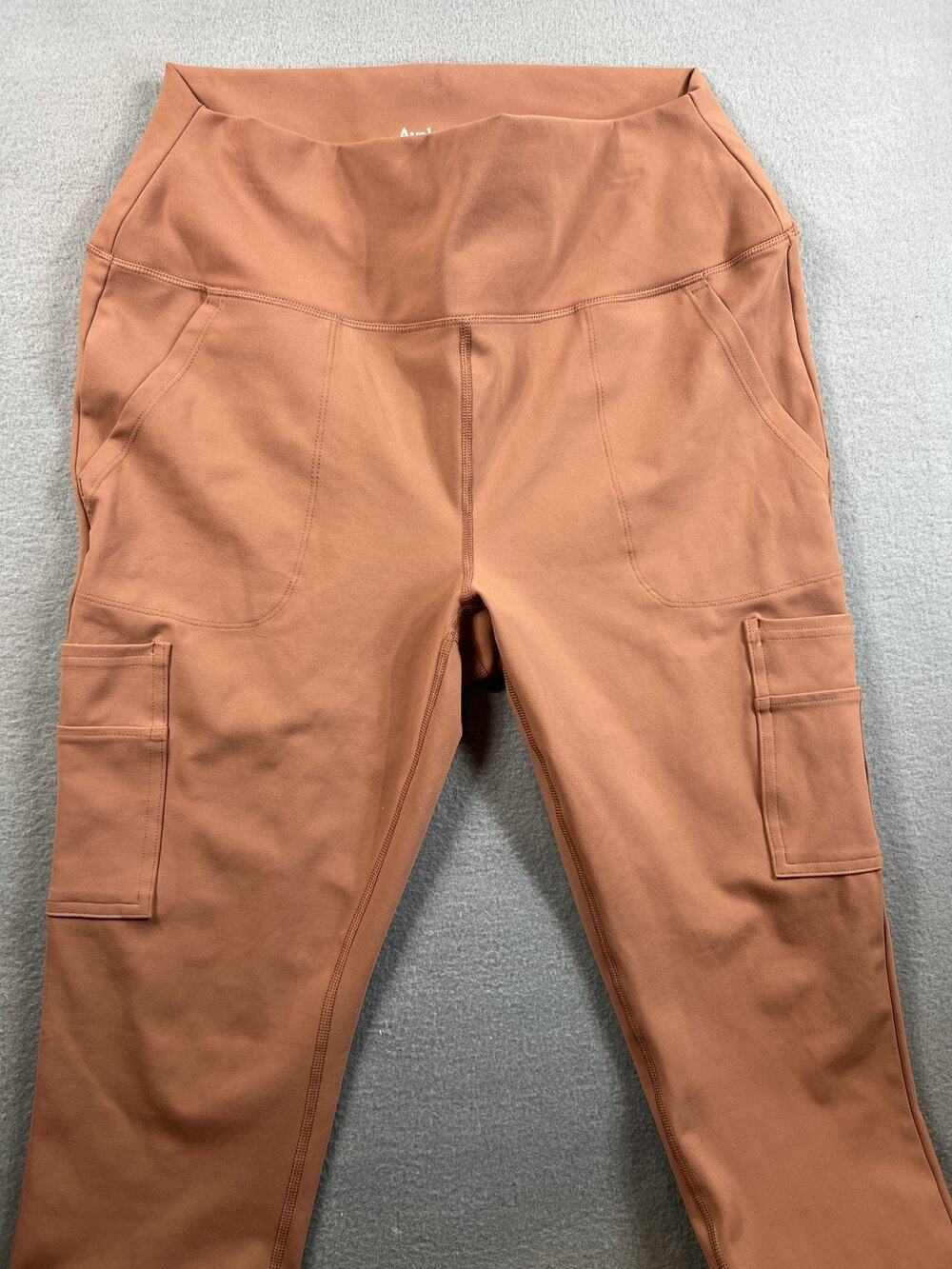 Rust High-Waist Cargo Leggings Pants XL by Avalanche Outdoor Supply Company